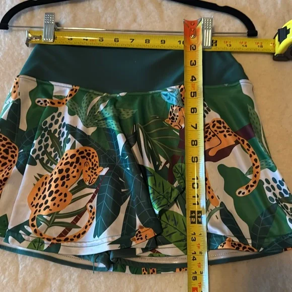 FAYE +FLORIE Holly Black Jungle Skirt M - Picture 6 of 7
